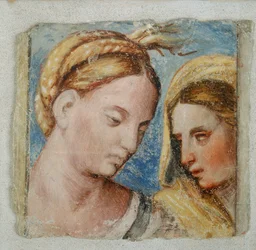 Dos cabezas femeninas